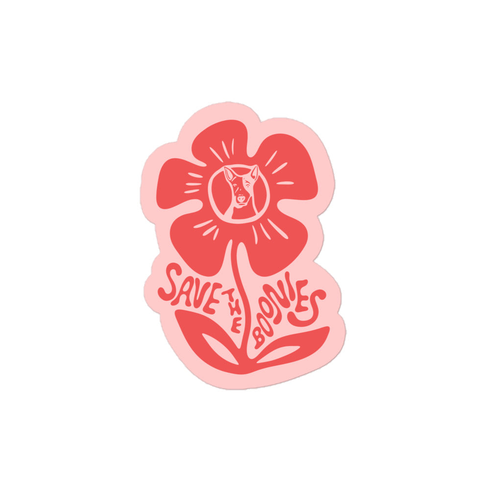 Pink Flower Sticker