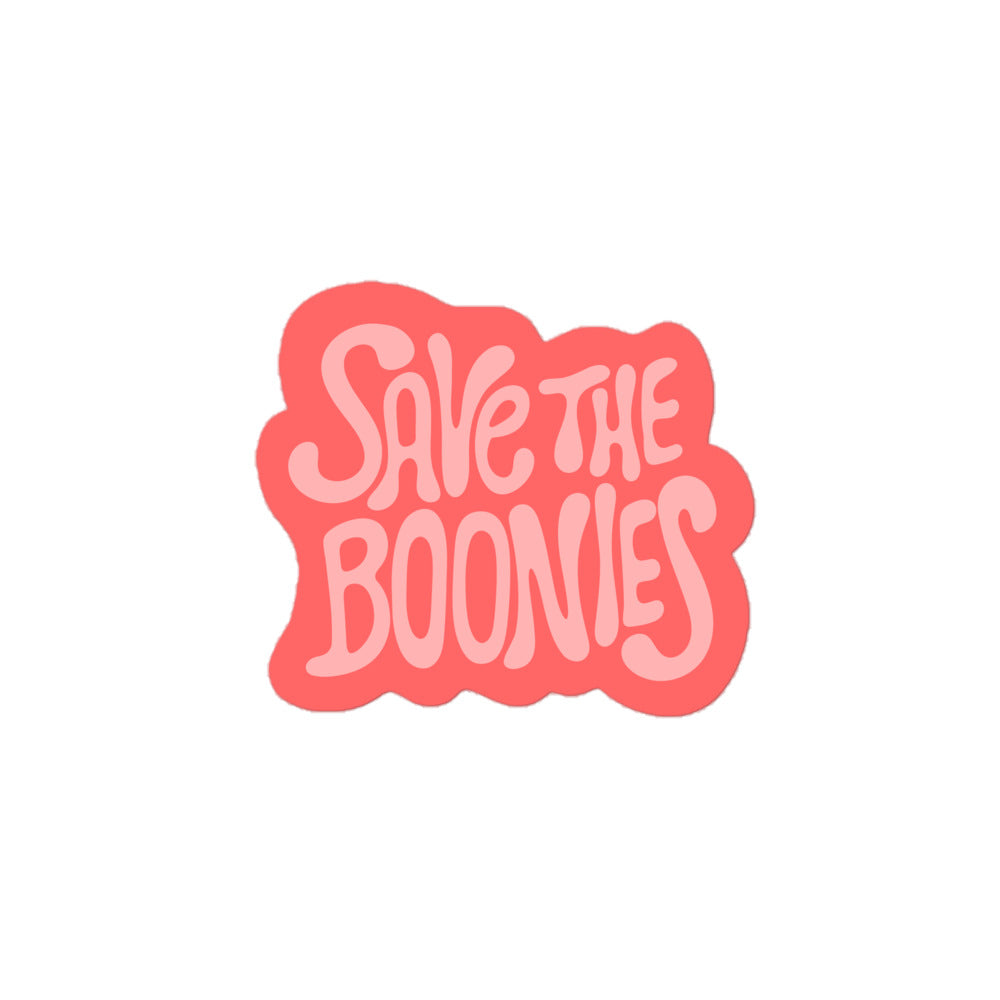 Red Save the Boonies Sticker