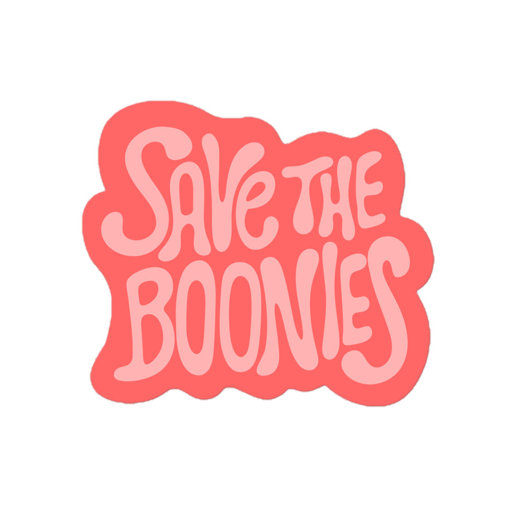 Red Save the Boonies Sticker