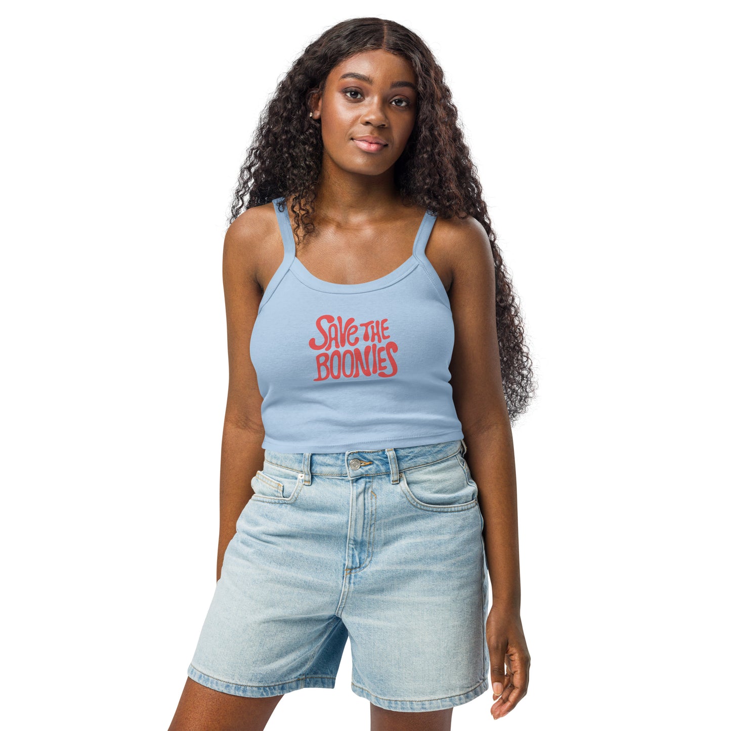 Save the Boonies micro-rib tank top
