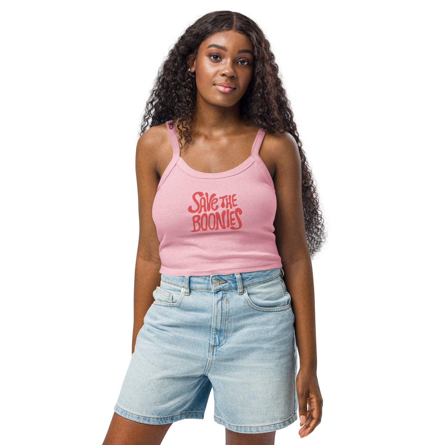 Save the Boonies micro-rib tank top